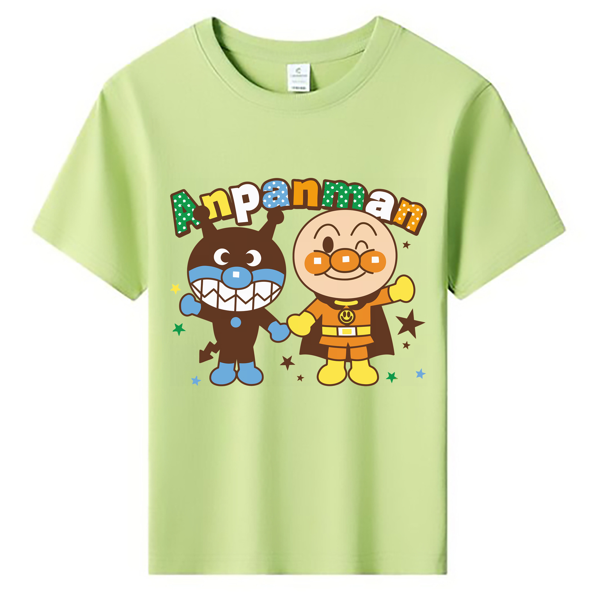（画像用） アンパンマン Anpanman 綿100％キッズTシャツ（フロントプリント）
